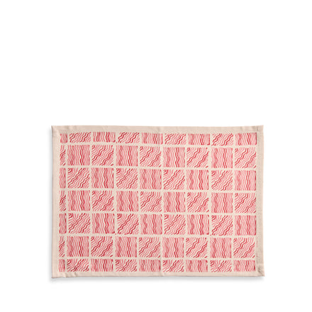 Neem Placemat in Ruby Red