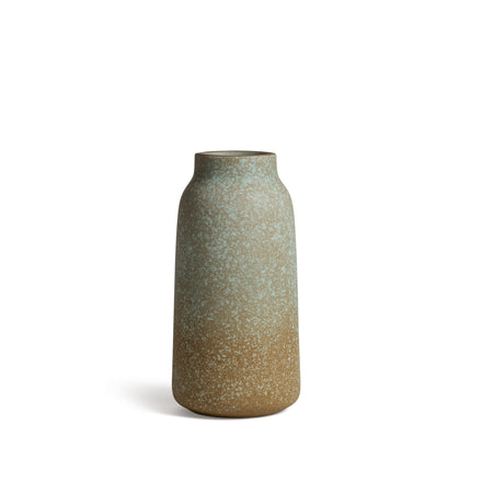 Tall Vase in White Pumice / Turmeric / Soapstone