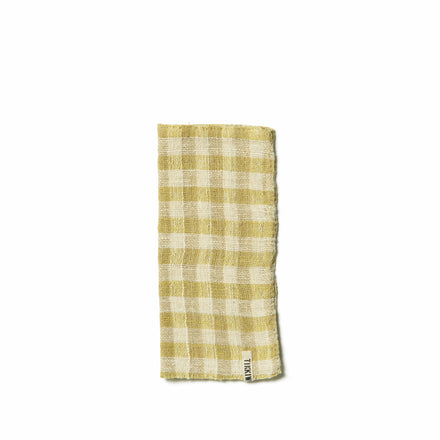 All Day Napkins in Moss Gingham (Set of 4)