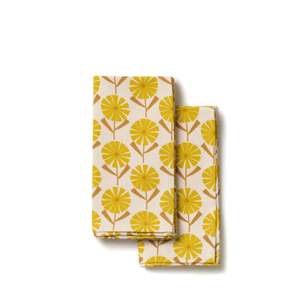Constance Napkin in Goldenrod (Set of 2)