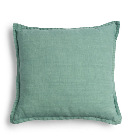 Tela Cushion in Jade Green