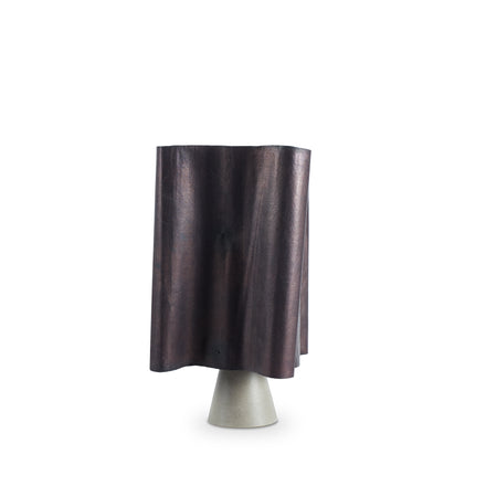 Small Cone Lamp with Indigo Shade