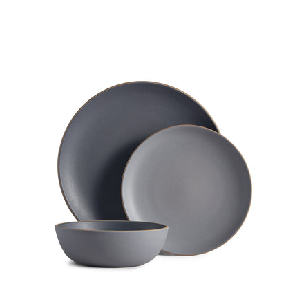 Indigo Slate 3-Piece Dinnerware Set