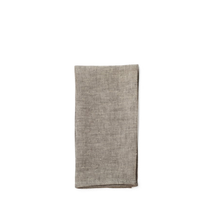 Linen Hopsack Napkins in Moro Brown (Set of 2)