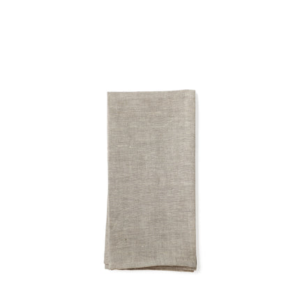Linen Hopsack Napkins in Natural Gray (Set of 2)