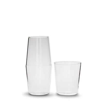 Luisa Bonne Nuit Carafe and Cup in Clear