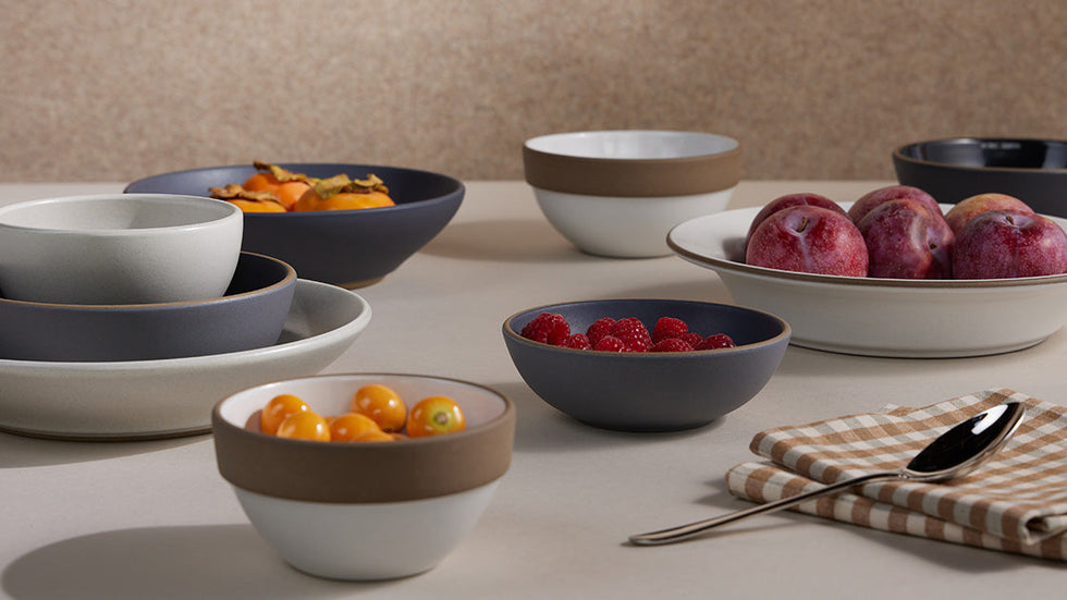 Heath Ceramics Bowls with Fruit