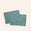 Rutig Strandrag Placemats in Turquoise/Unbleached (Set of 2)