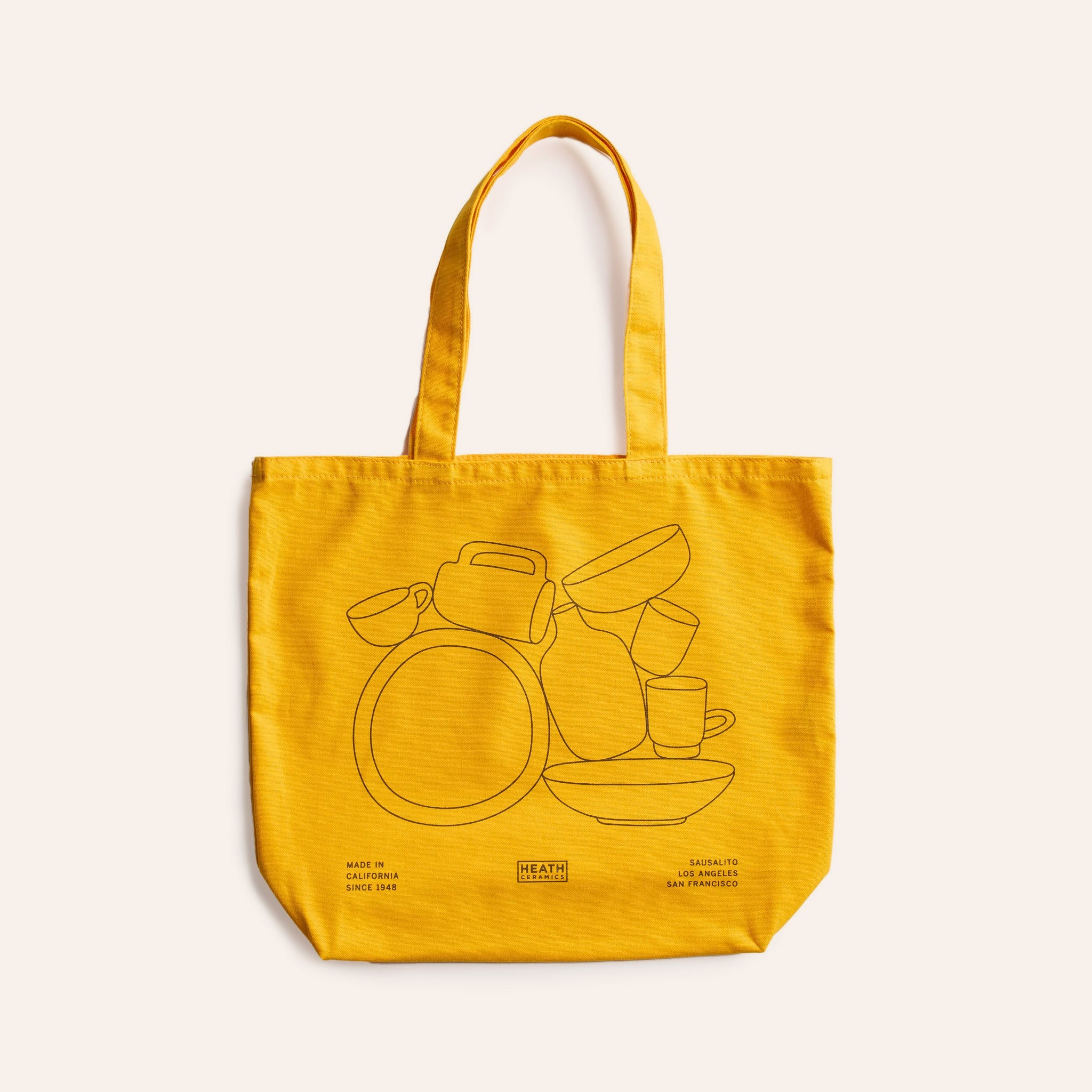 Dinnerware Tote in Yellow