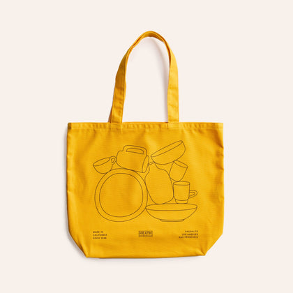Dinnerware Tote in Yellow