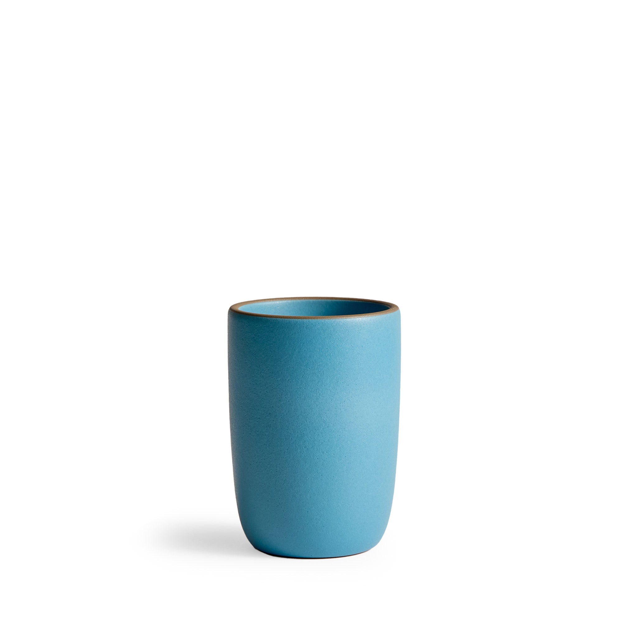 Tall Modern Cup in Cyan Zoom Image 1