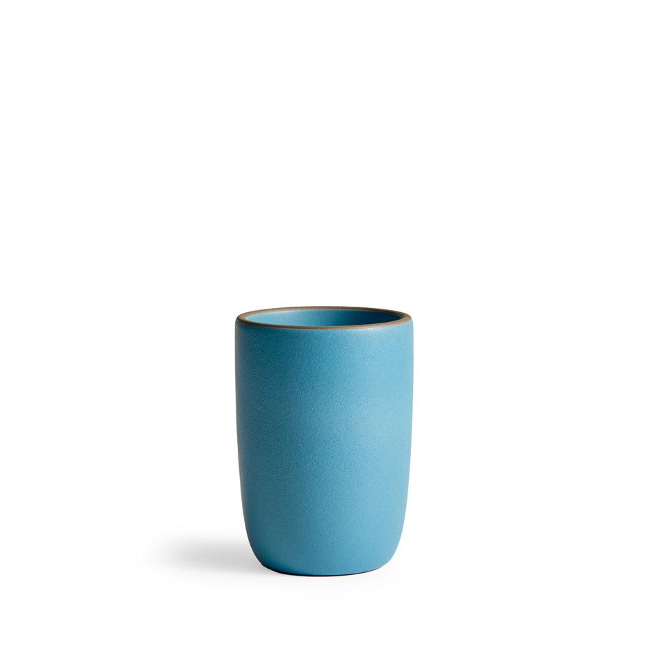 Tall Modern Cup in Cyan Image 1