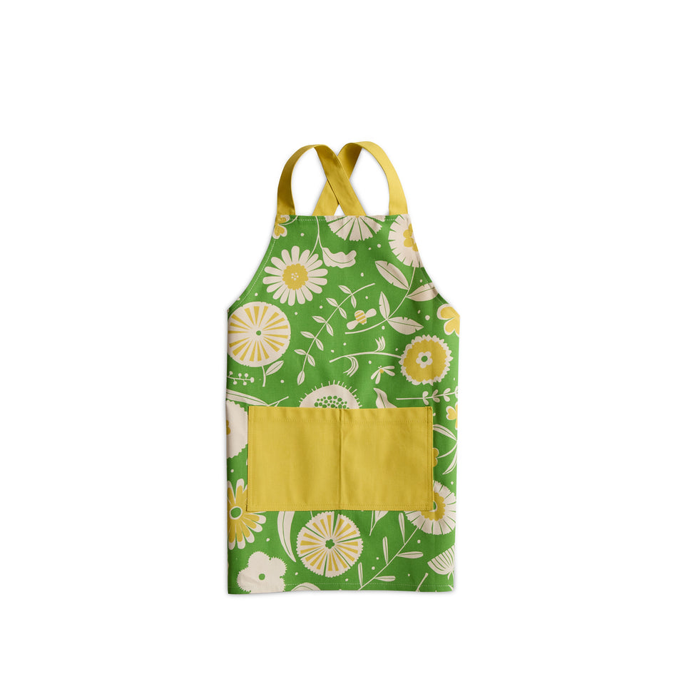 Flourish Mini Apron in Grass Green Image 1
