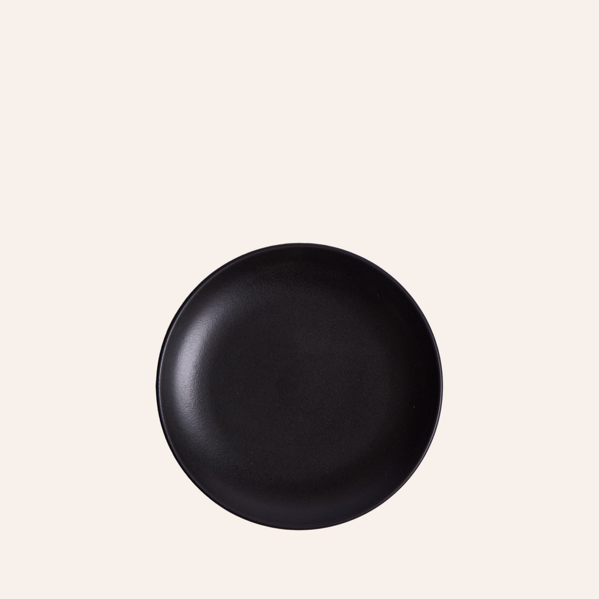 Coupe Salad Plate in Obsidian