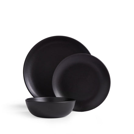 Obsidian 3-Piece Dinnerware Set