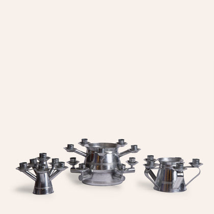 Galvanized Steel Candle Tower