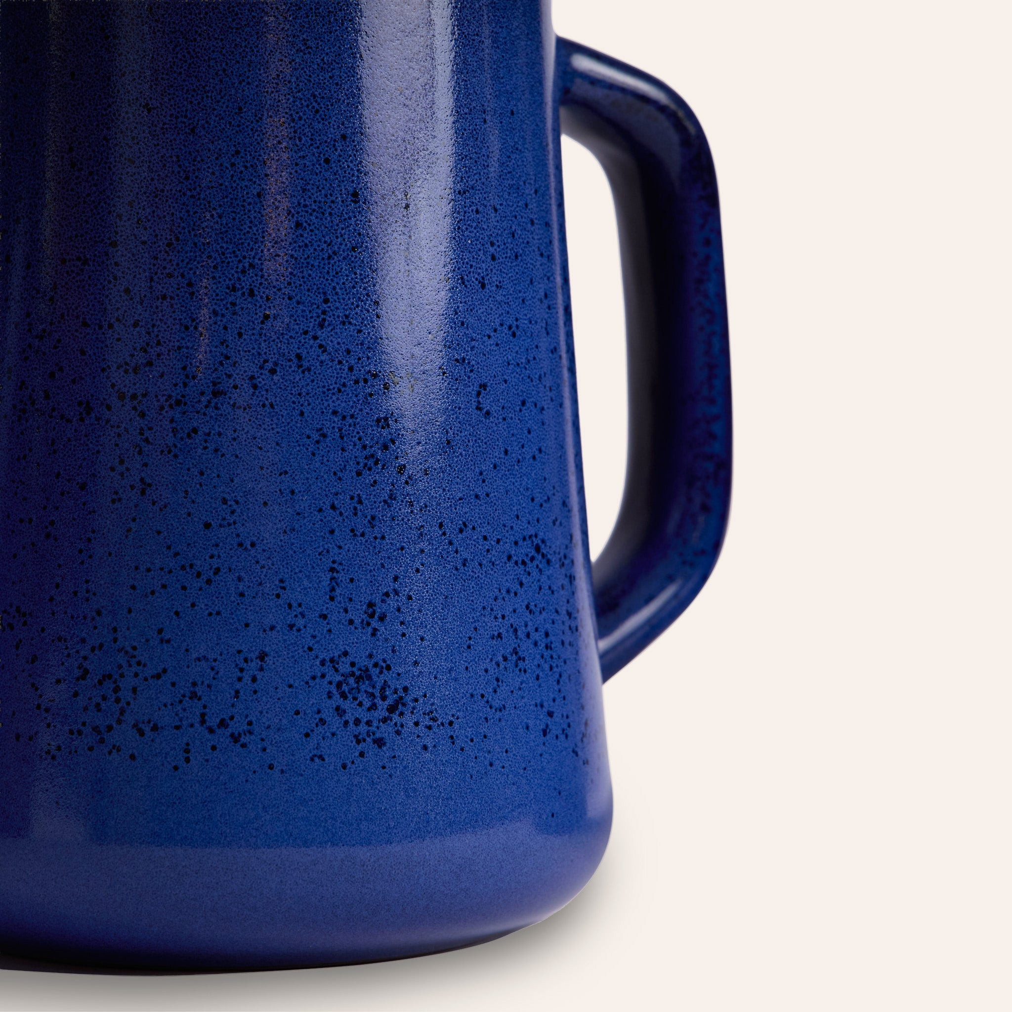 Large Pitcher in Moonstone and Midnight