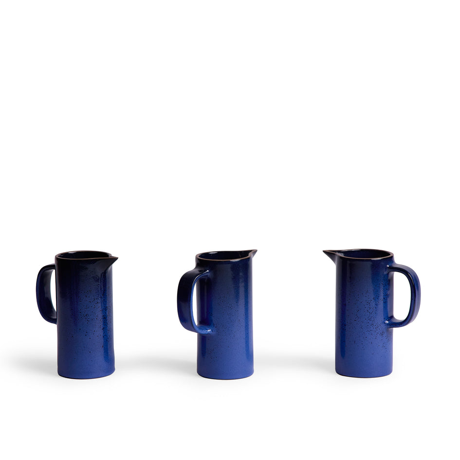 Small Pitcher in Moonstone and Midnight Image 3