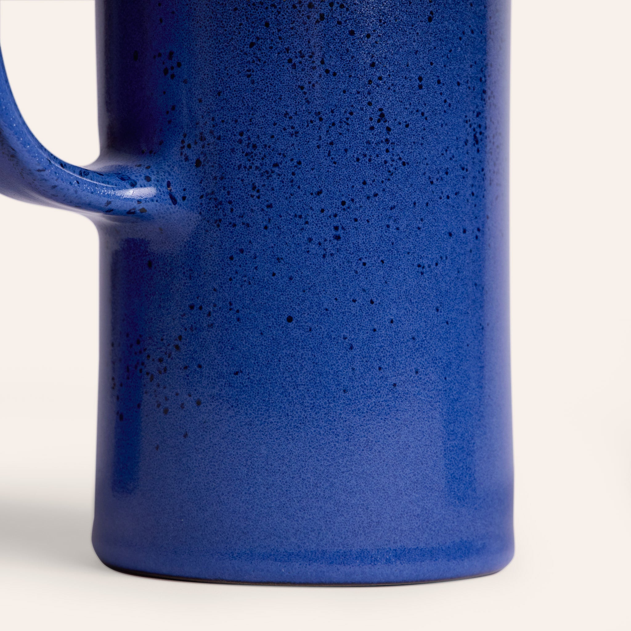 Small Pitcher in Moonstone and Midnight
