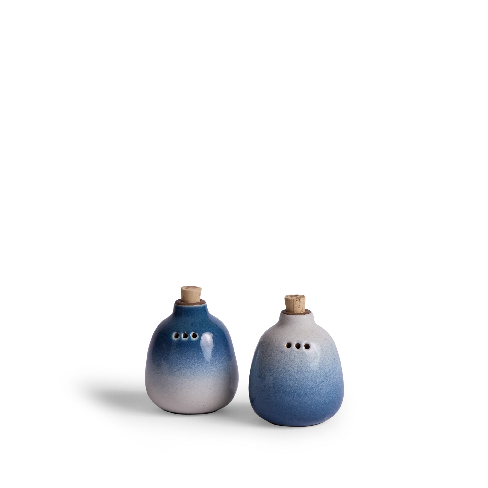 Salt & Pepper Shaker in Opal Pacific and Buckwheat Zoom Image 1