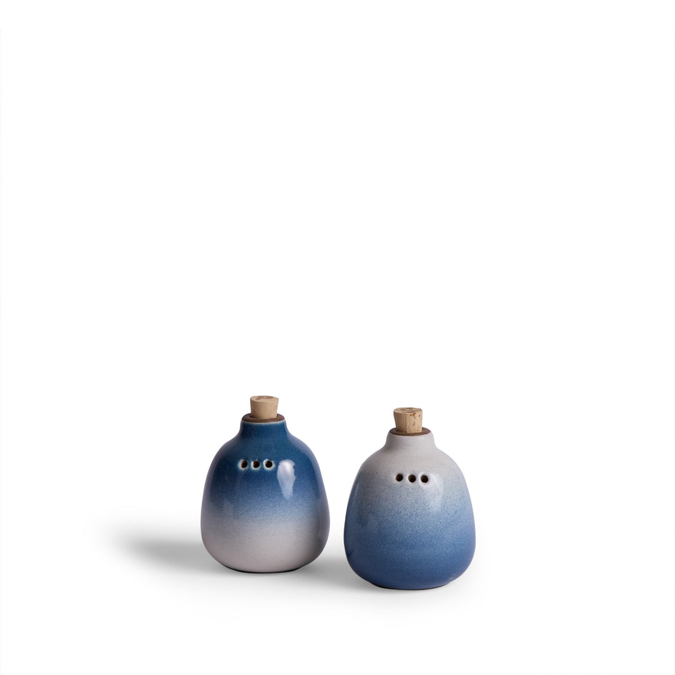 Salt & Pepper Shaker in Opal Pacific and Buckwheat Image 1