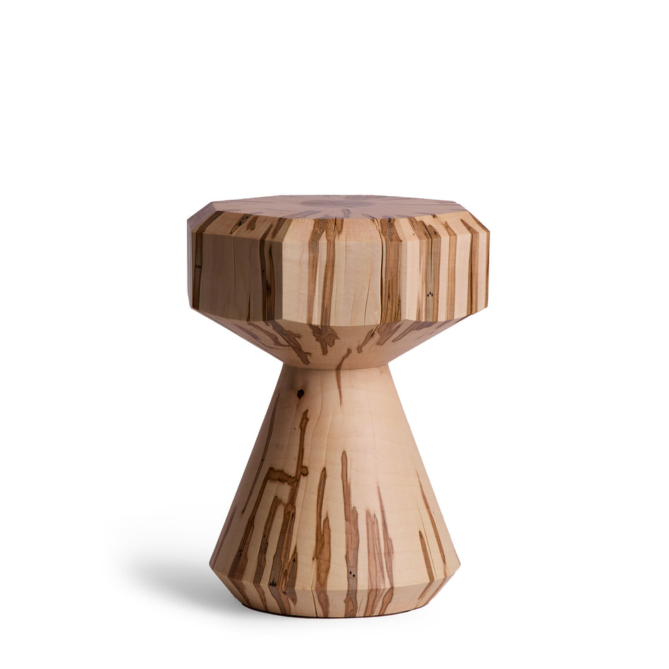 #3 8-Sided Facet Pedestal in Ambrosia Maple Image 1