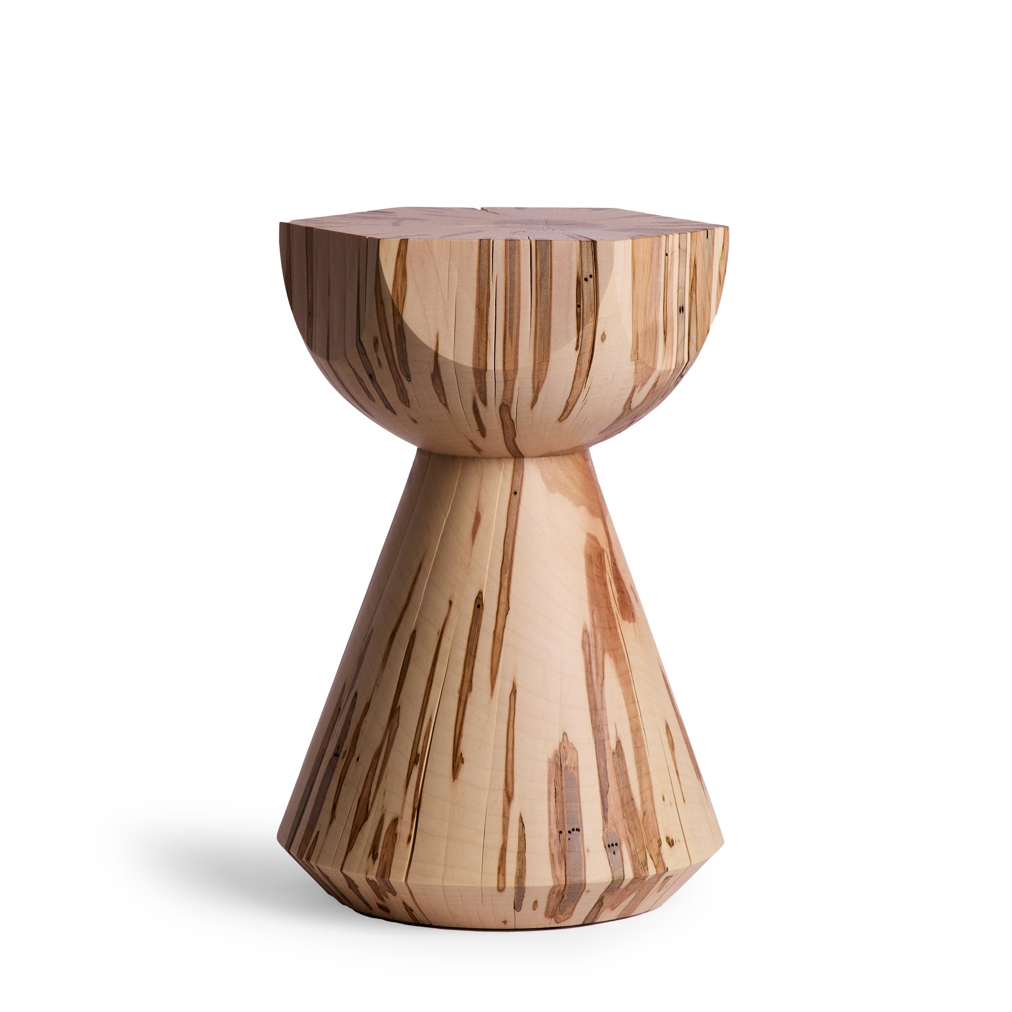 #4 6-Sided Facet Pedestal in Ambrosia Maple Zoom Image 1