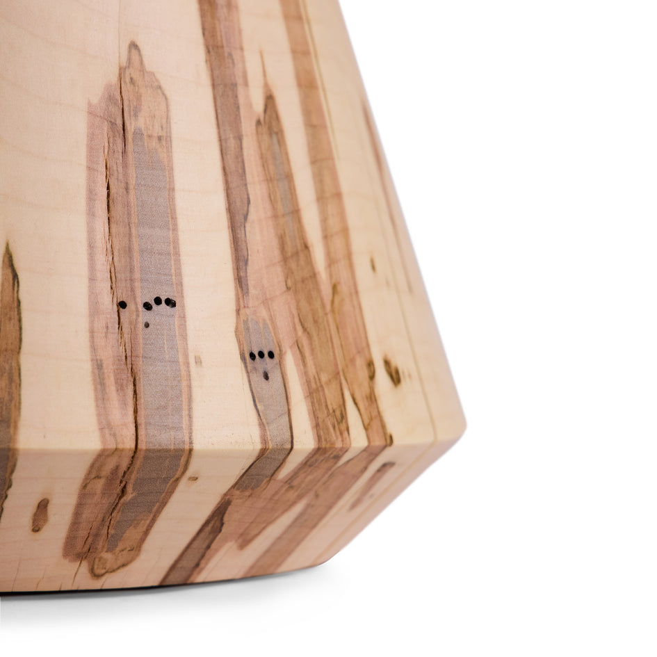 #4 6-Sided Facet Pedestal in Ambrosia Maple Image 2