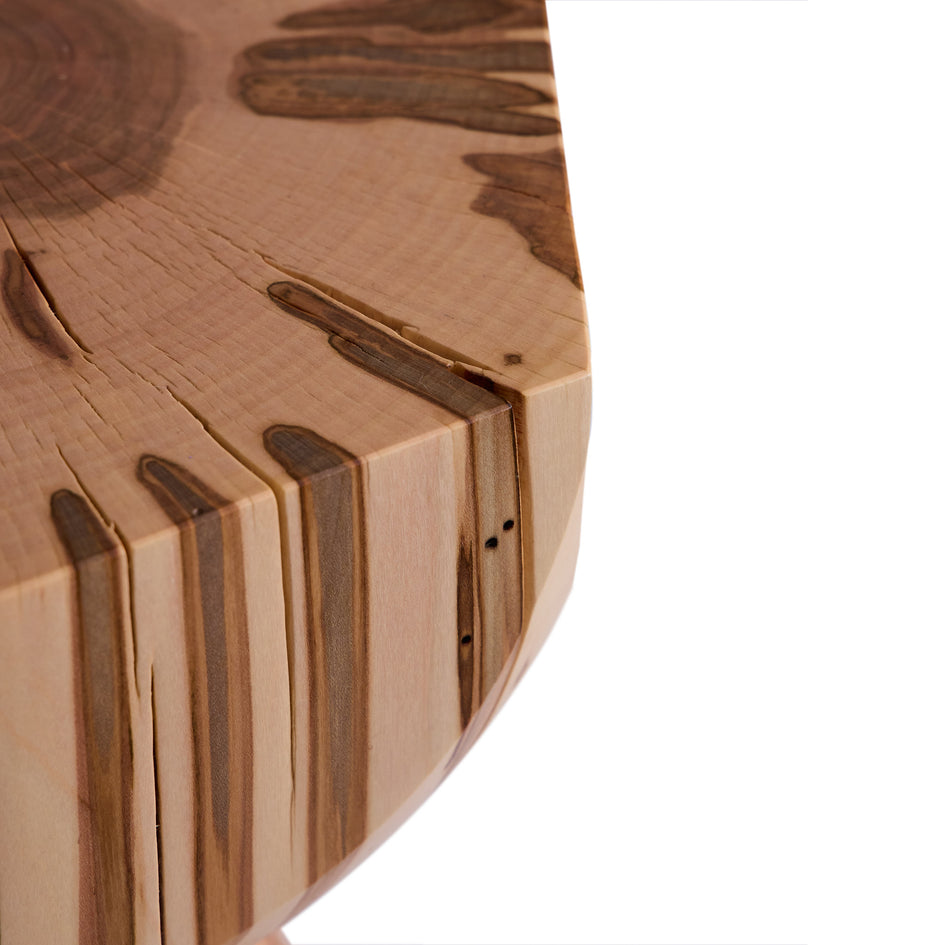 #4 6-Sided Facet Pedestal in Ambrosia Maple Image 3