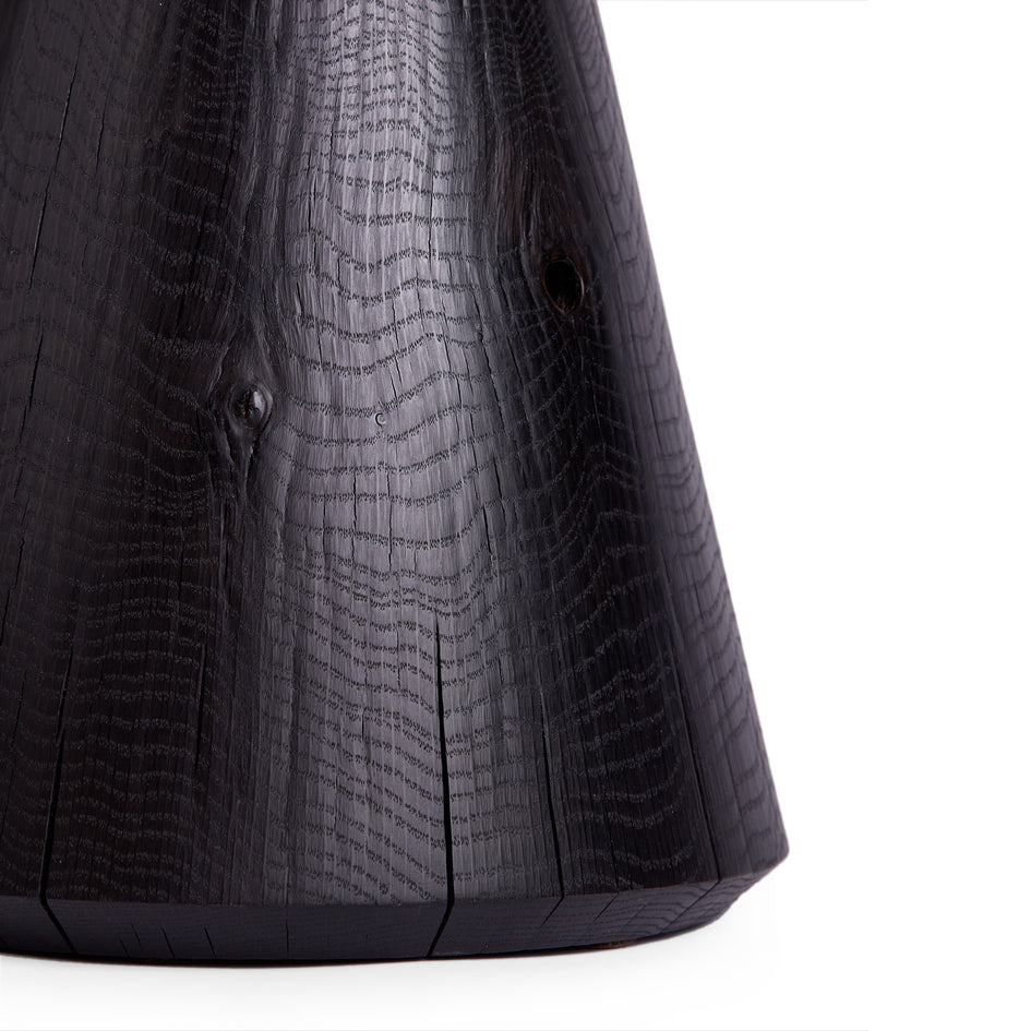 #7 Multi-Facet Pedestal in Oxidized Oak Image 4