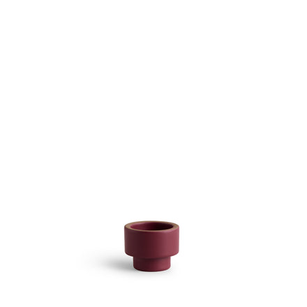 Candleholder in Cranberry
