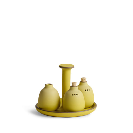 Shaker Caddy Set in Lemon Rind and Lemon Grass