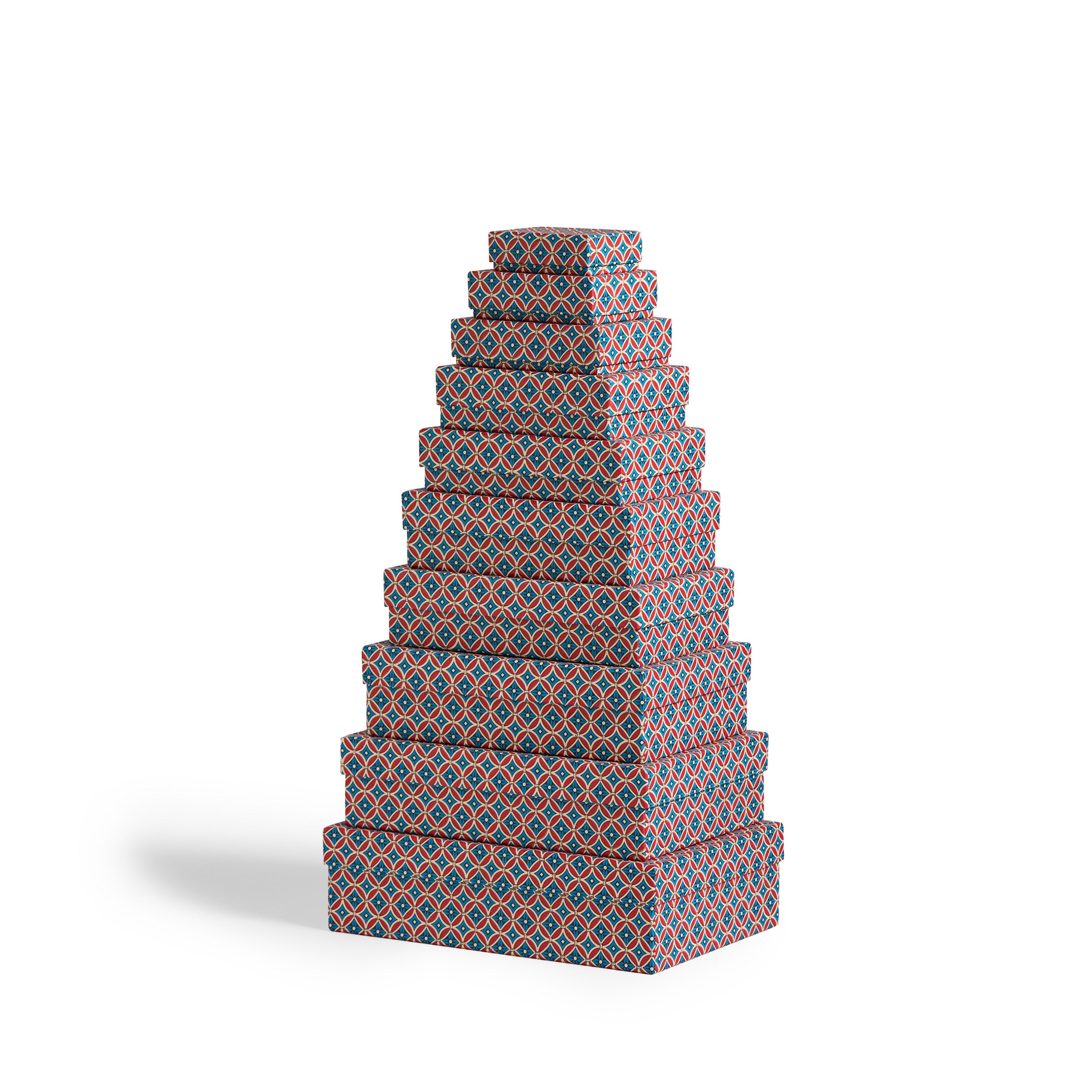 Box Sets in Red Flowers Zoom Image 1