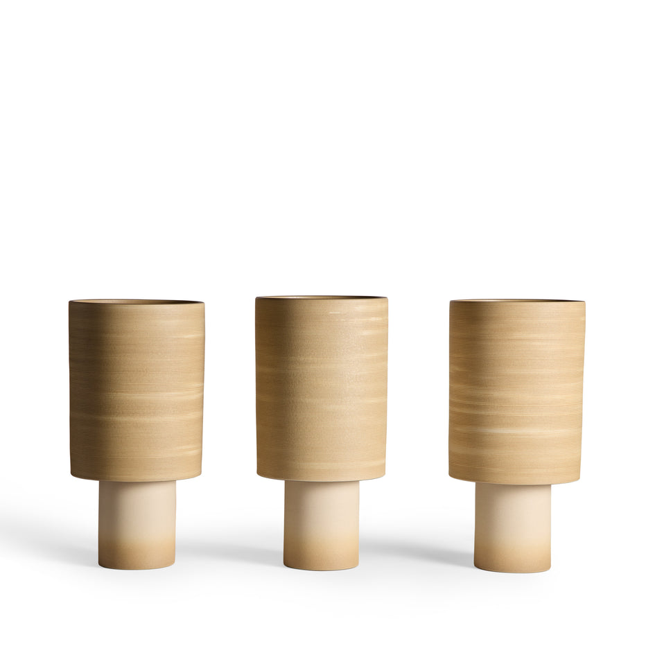 Stack Tall Table Lamp in Hickory and Barley Image 3