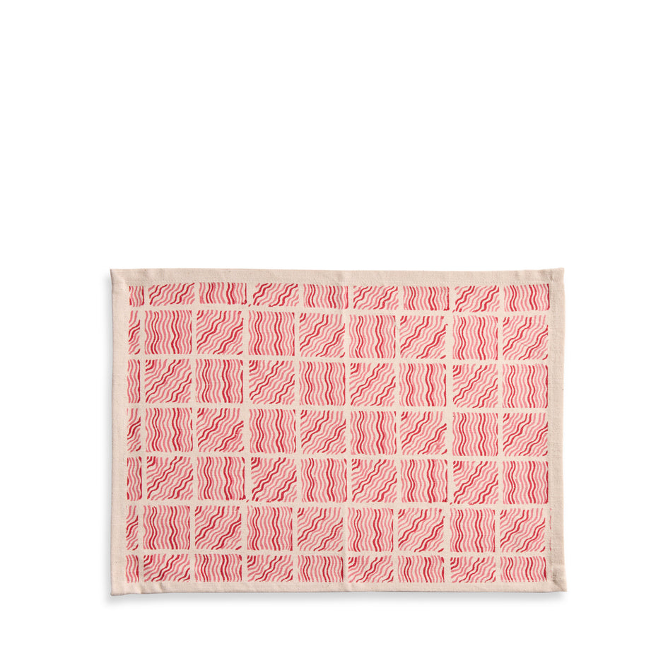 Neem Placemat in Ruby Red Image 1