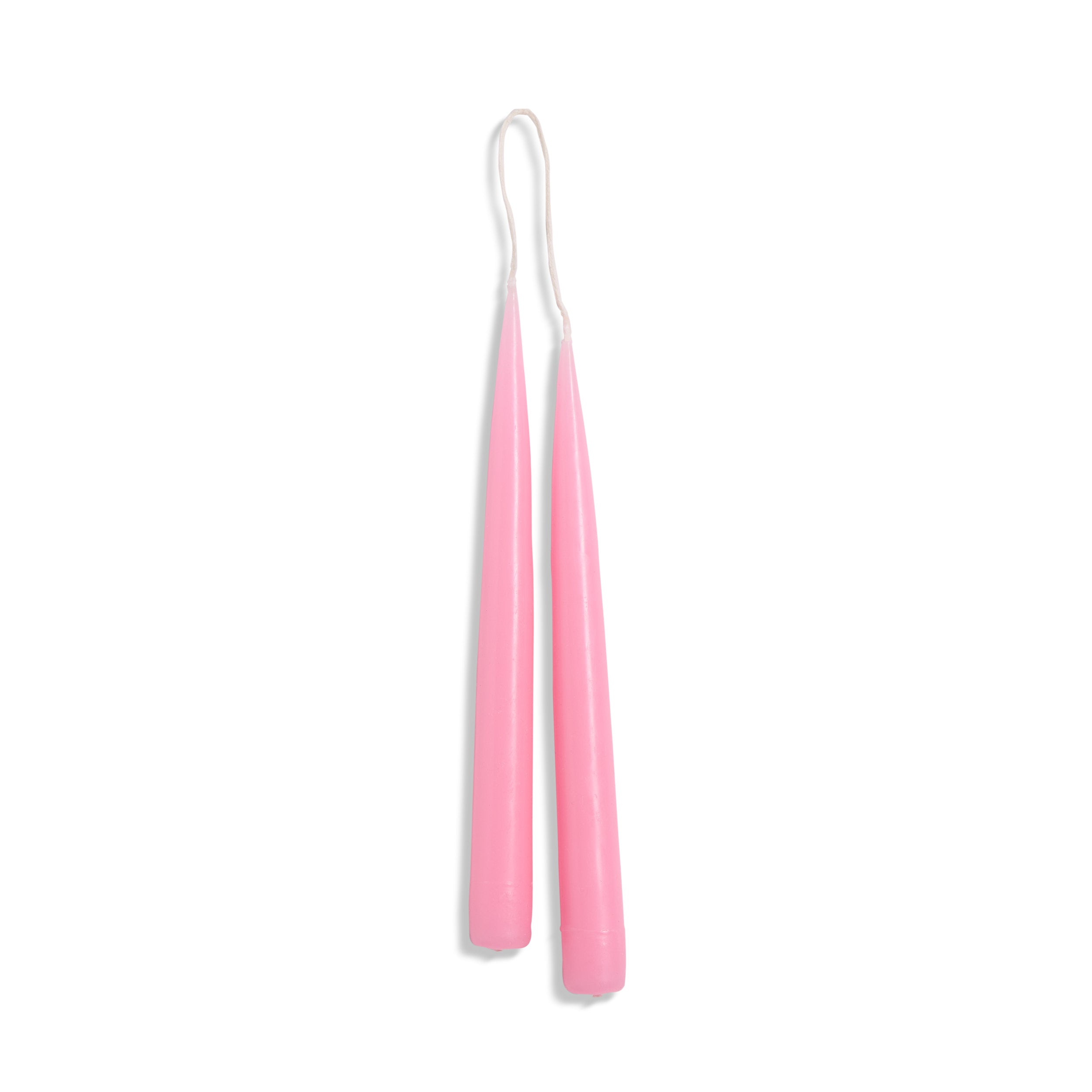 9" Taper Candle Set in Pink Zoom Image 1