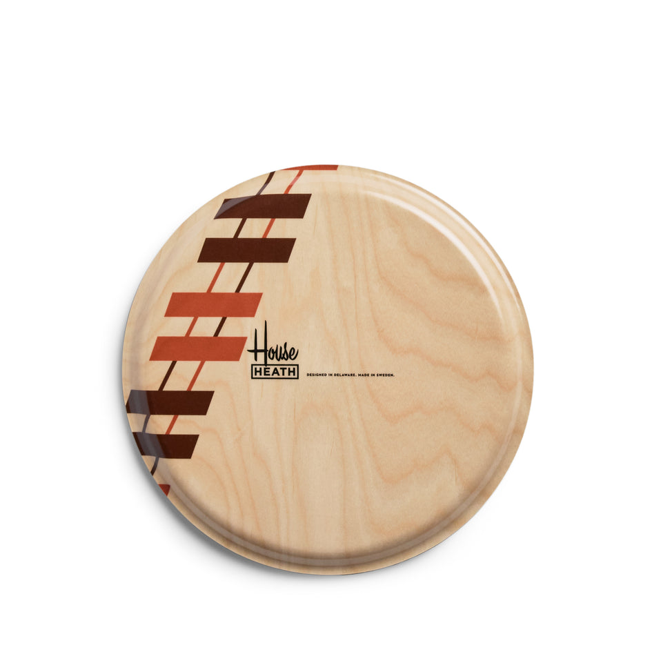 Pound Pattern Round Tray in Desert/Taproot Image 2