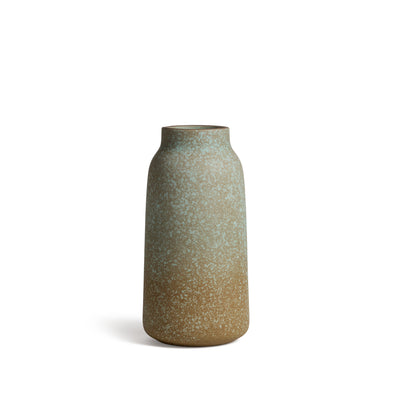 Tall Vase in White Pumice / Turmeric / Soapstone