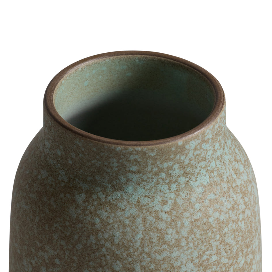 Tall Vase in White Pumice / Turmeric / Soapstone Image 3
