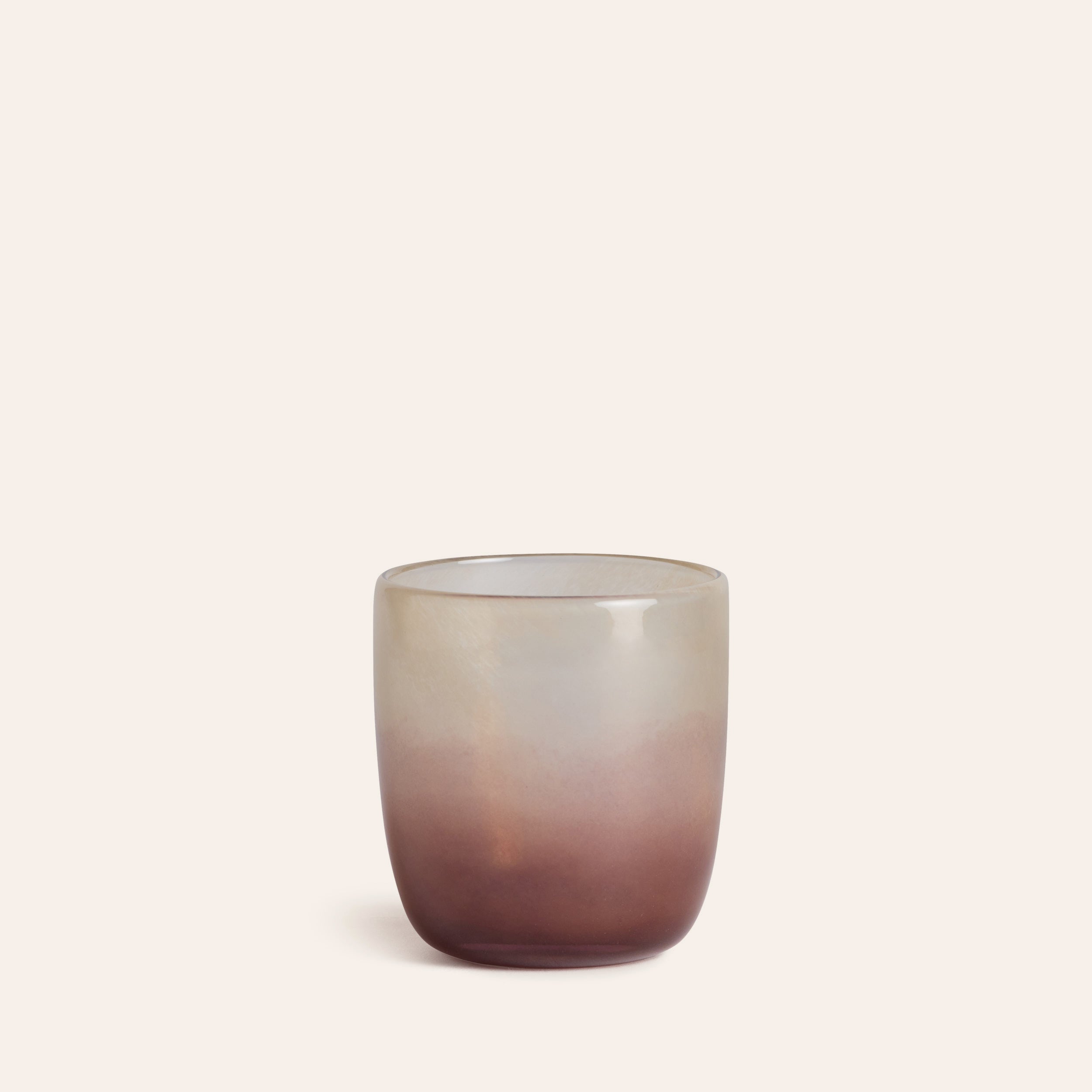 Two Tone Glass Cup in Rosalba