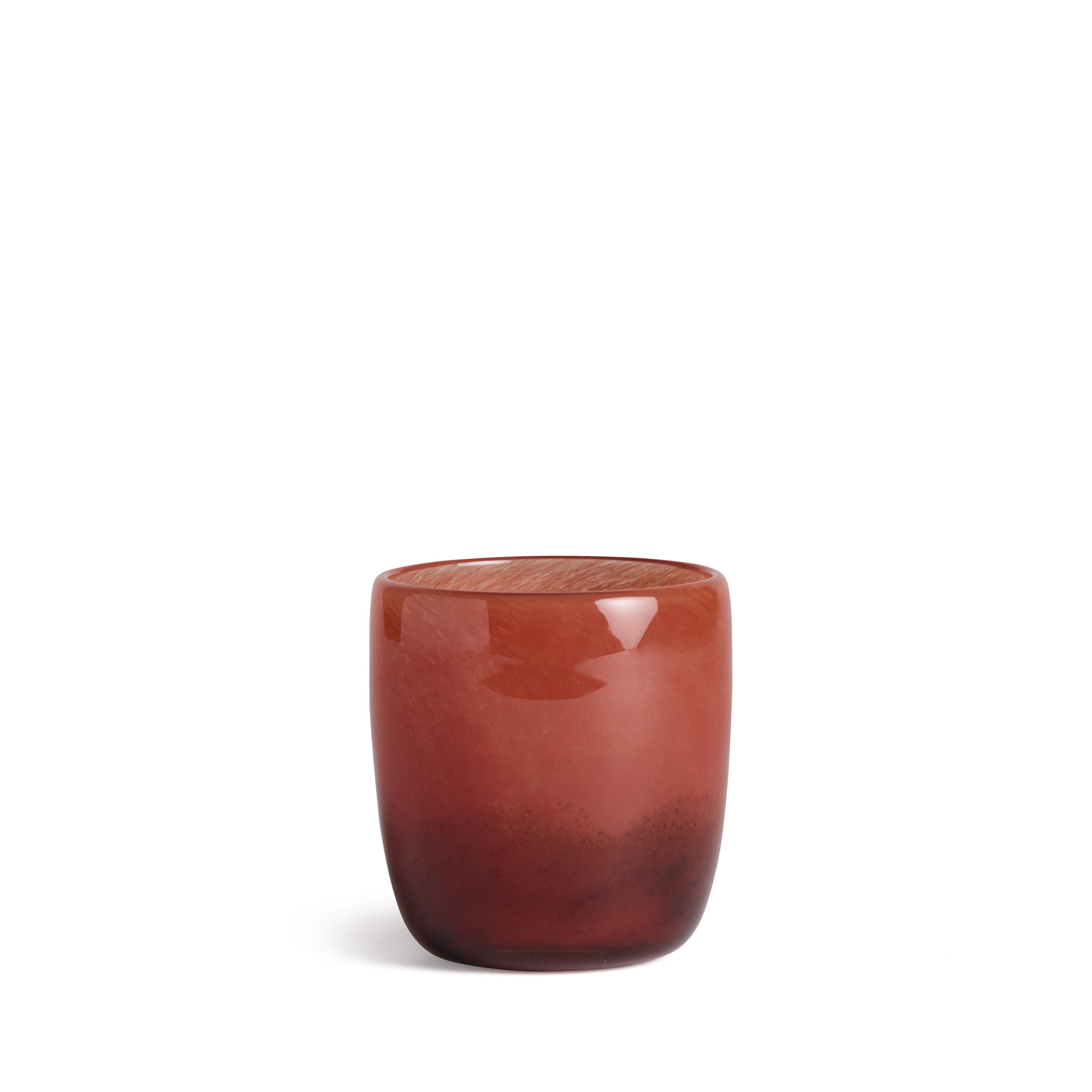 Two Tone Glass Cup in Grapefruit Zoom Image 1