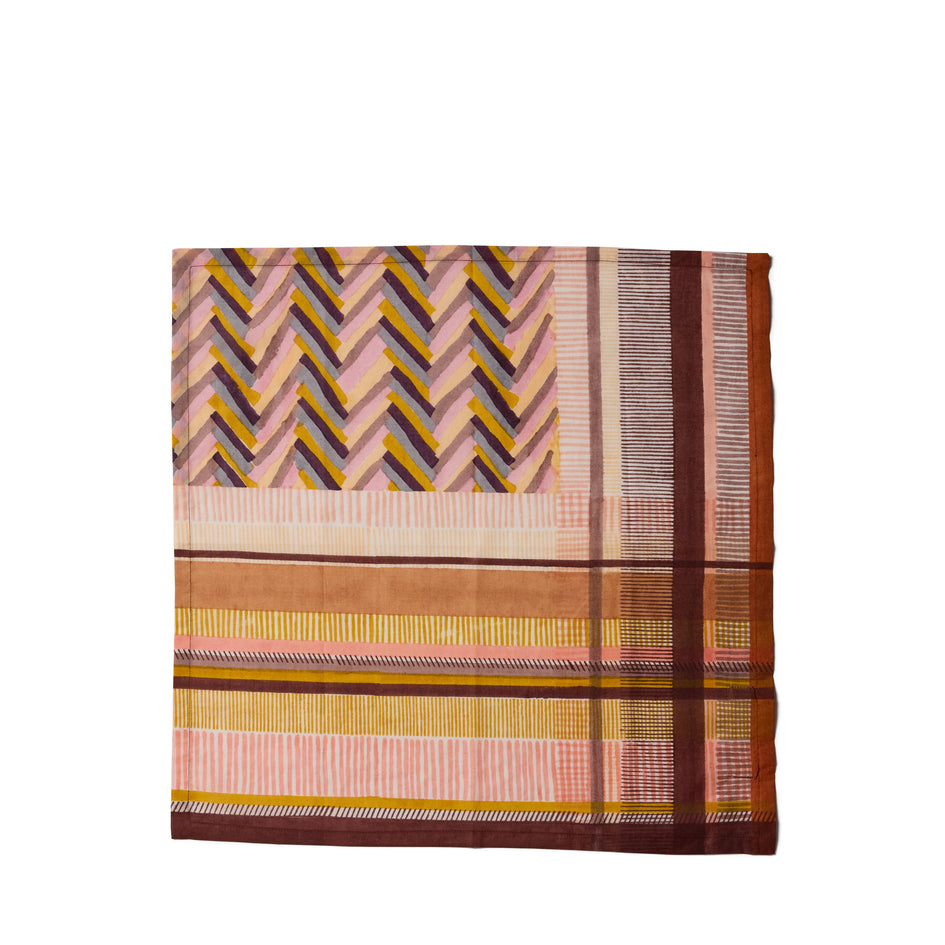 Chevron Napkin in Clay Image 2