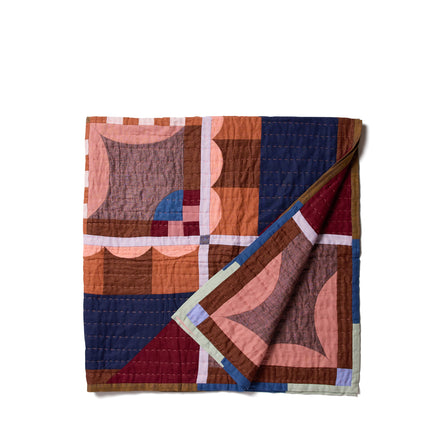 Garden Quilt in Ruby