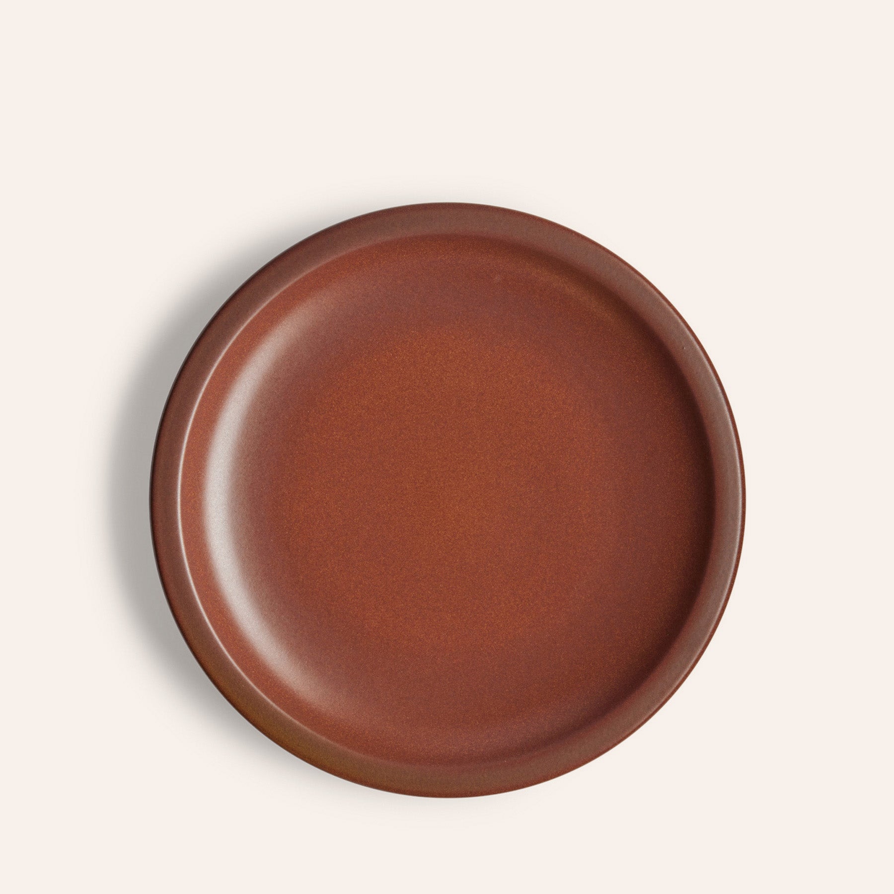 Dinner Plate in Redwood