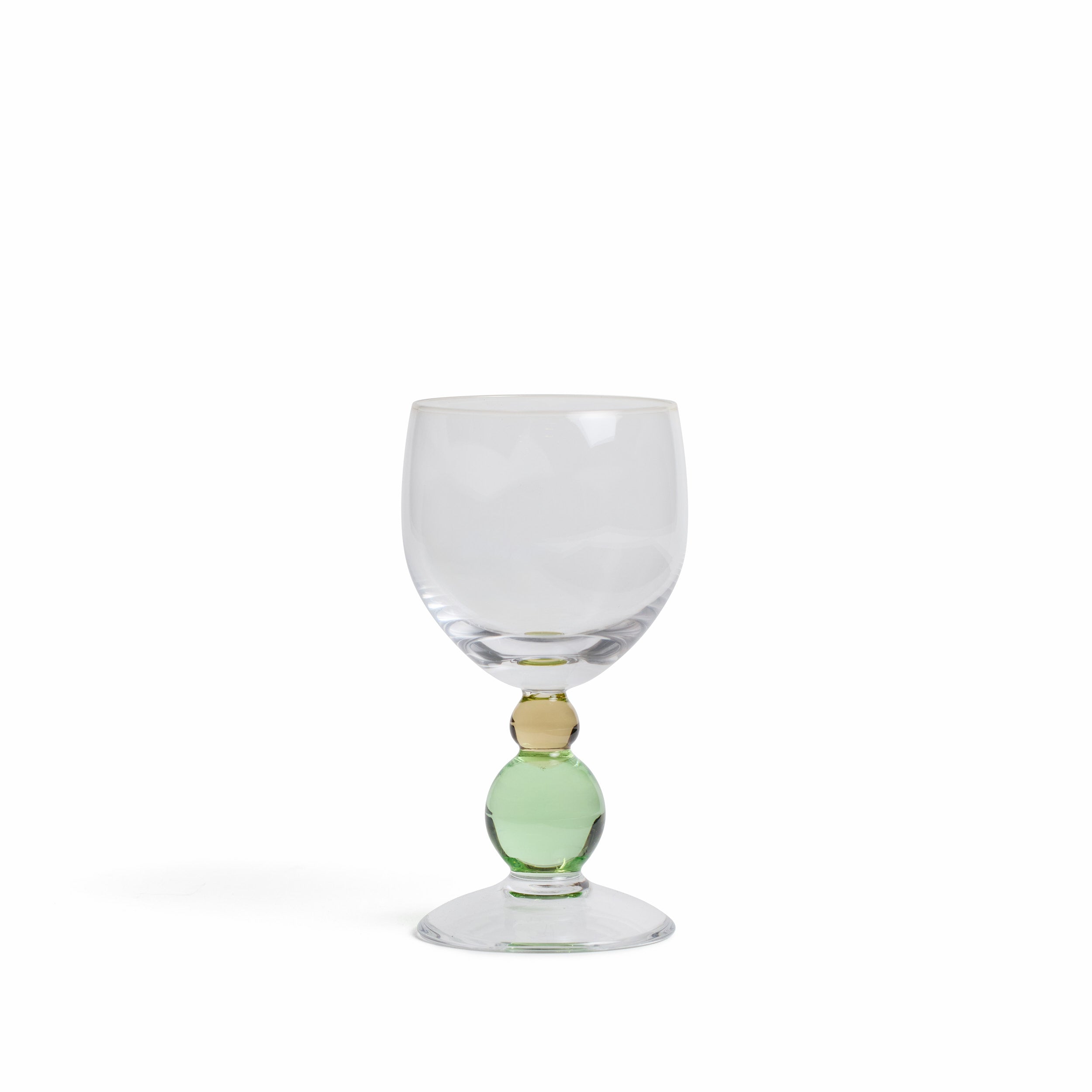 Noam Wine Glass in Jade/Hazel Zoom Image 1