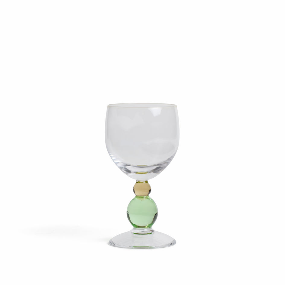 Noam Wine Glass in Jade/Hazel Image 1