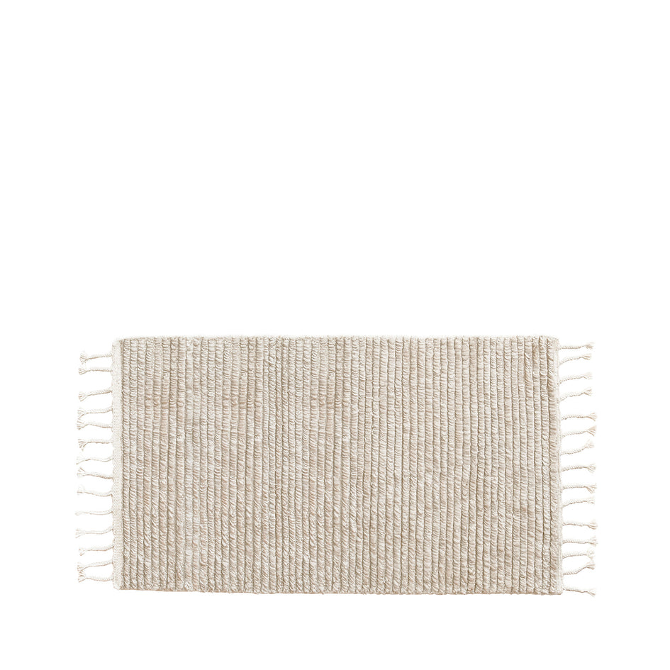 Malawi Rug in Oatmeal 24" W x 48" L Image 1