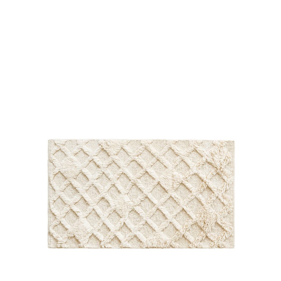 Ghan Rug in Milk 28" W x 48" L Image 1