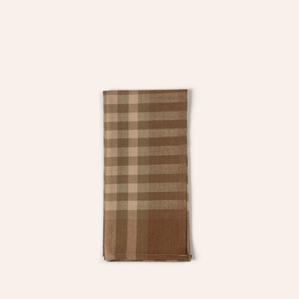 Grid Napkin in Flax (Set of 2)