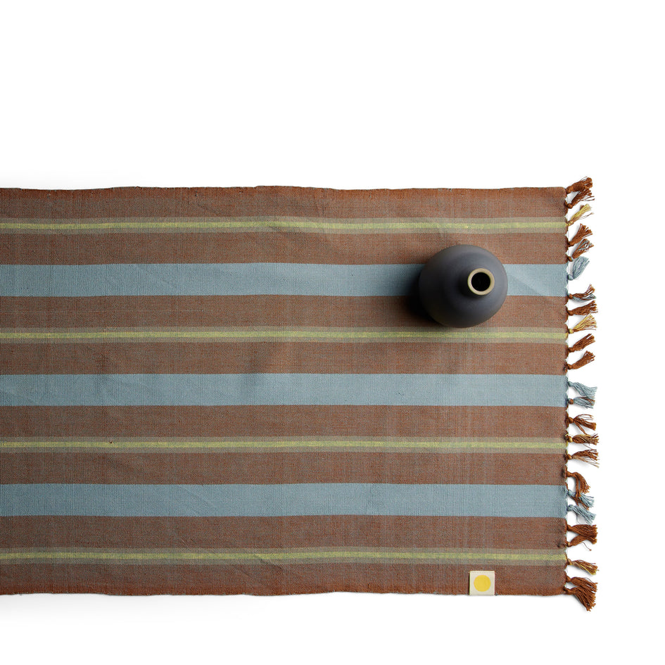 Bonnie Plaid Table Runner in Luna Image 1